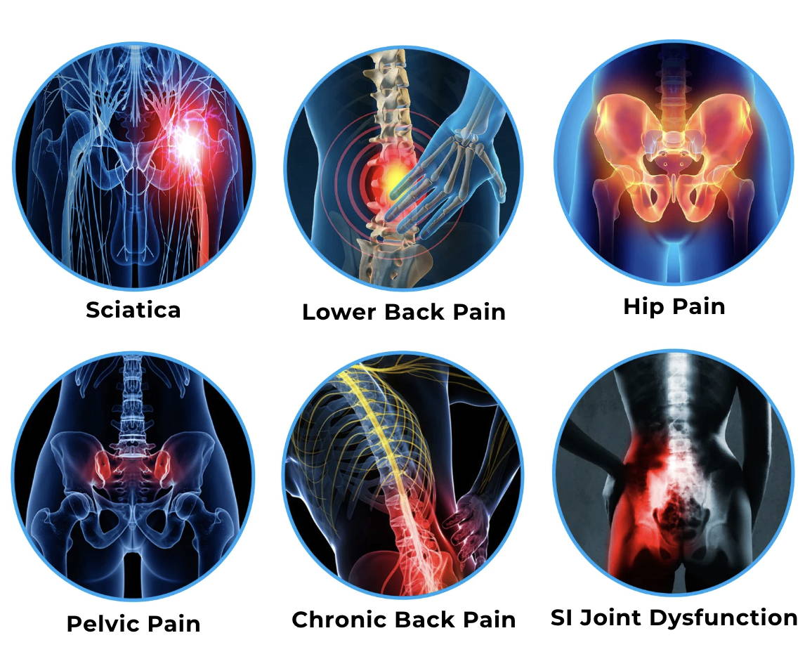 1 Orthopedic Back Support Belt for Sciatica and Lower Back Pain Relief